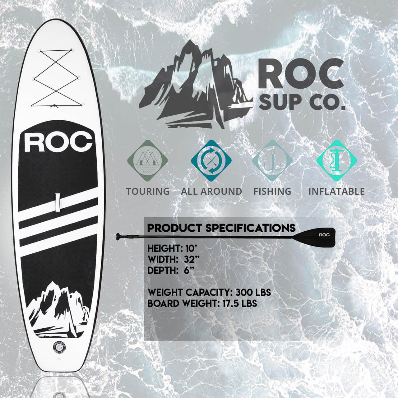 ROC – Explorer 10\' Paddleboards