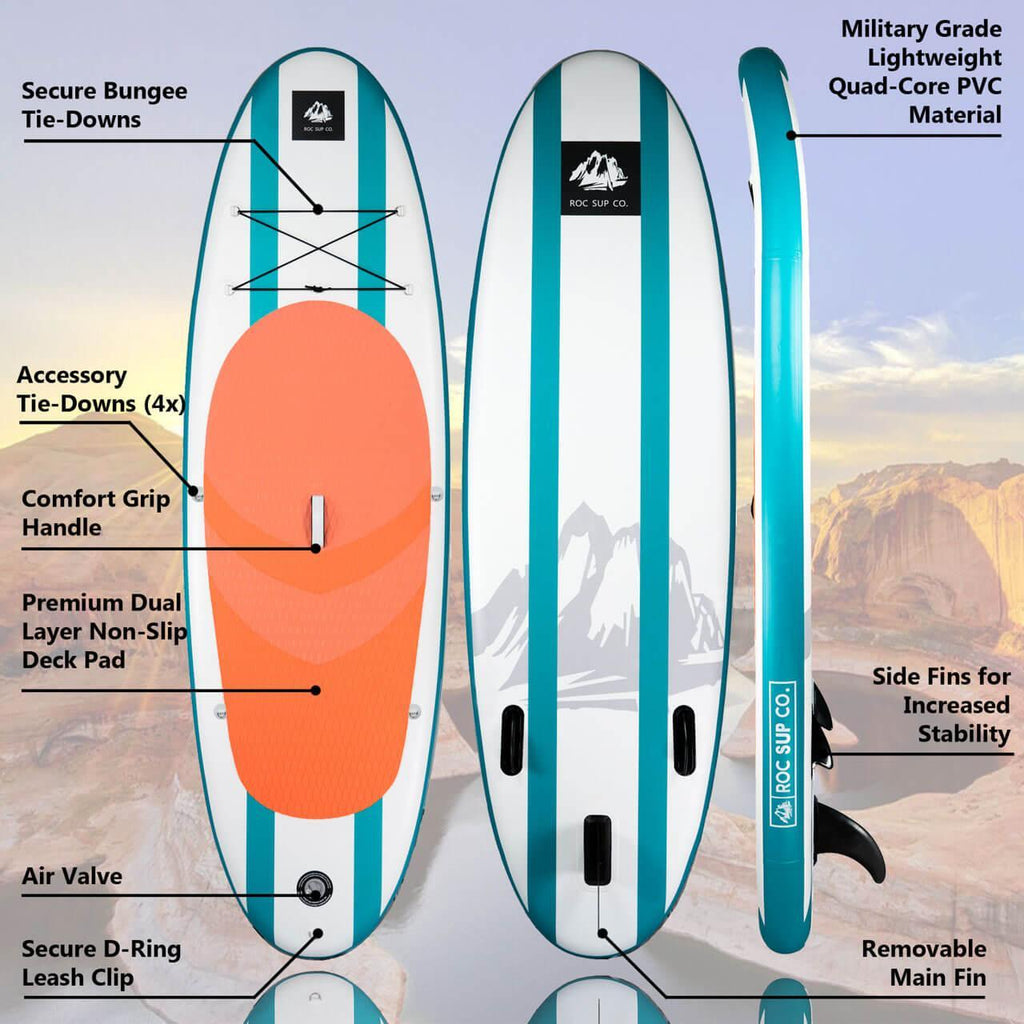 10' Scout - Aqua - ROC Paddleboards