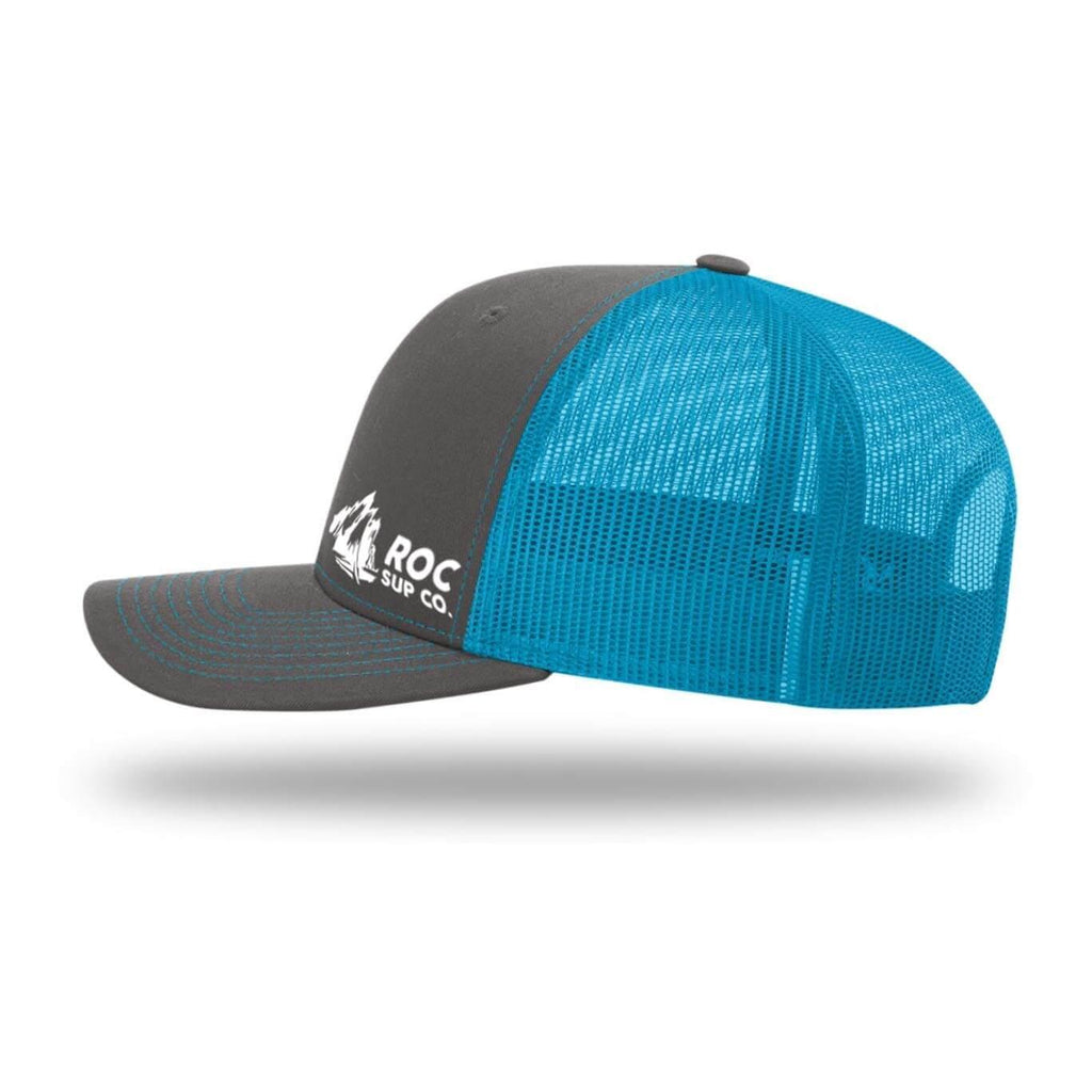Mesh Trucker Hat - Graphite-Sky - ROC Paddleboards